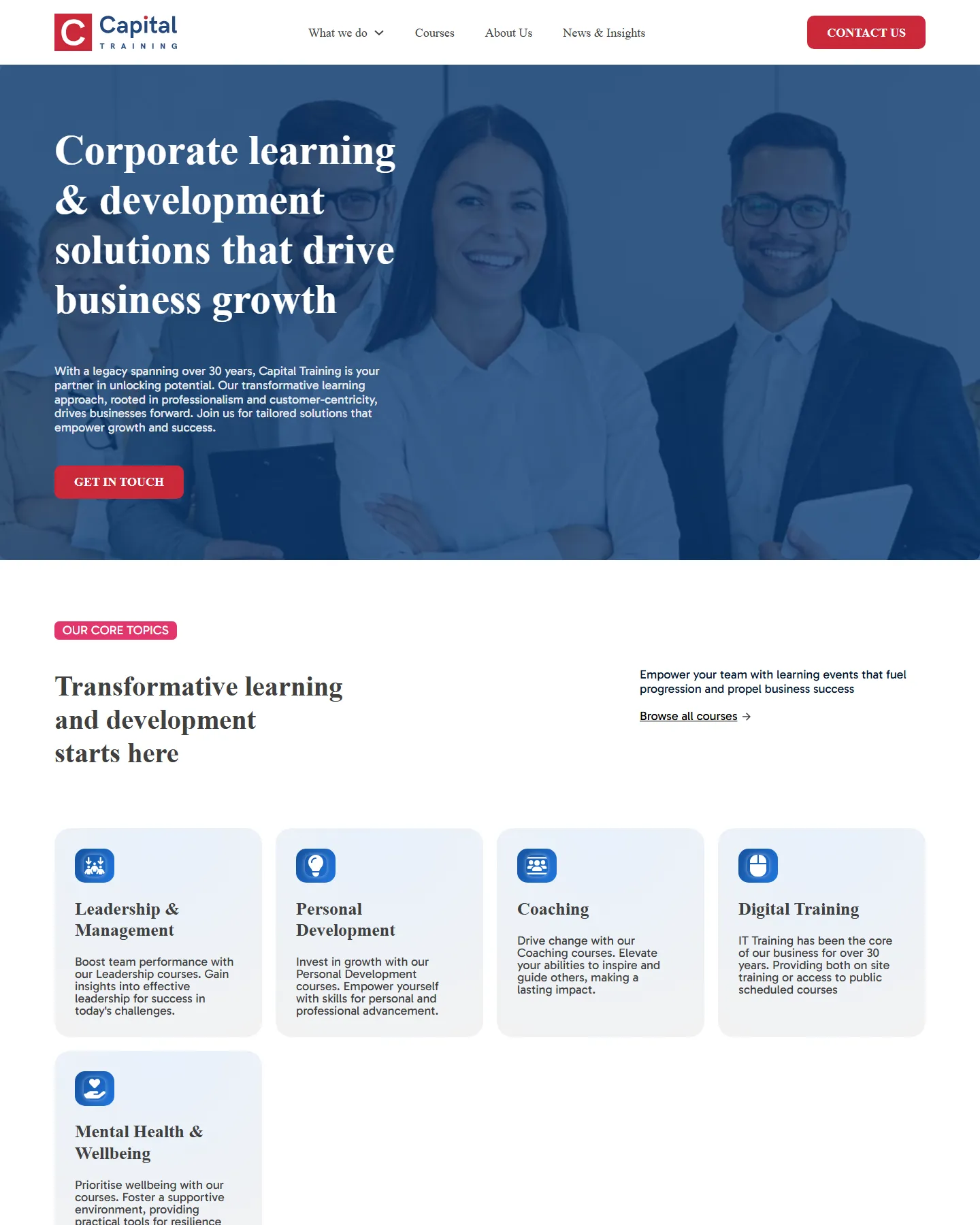 capitaltraining.com — hosted and looked after by me