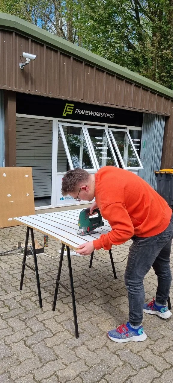 Prep at the Buriton warehouse